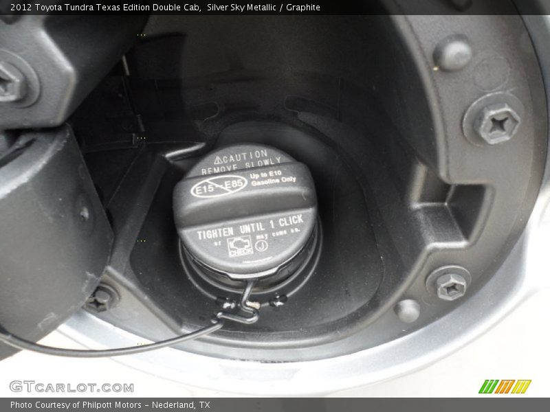Silver Sky Metallic / Graphite 2012 Toyota Tundra Texas Edition Double Cab