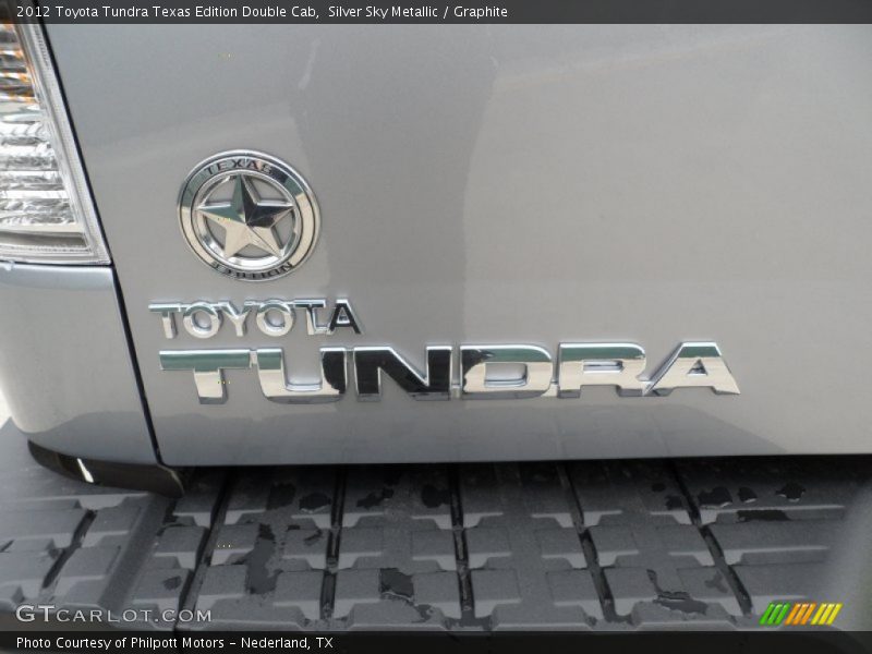 Silver Sky Metallic / Graphite 2012 Toyota Tundra Texas Edition Double Cab