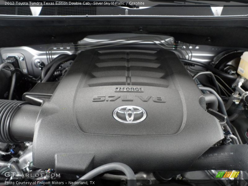 Silver Sky Metallic / Graphite 2012 Toyota Tundra Texas Edition Double Cab
