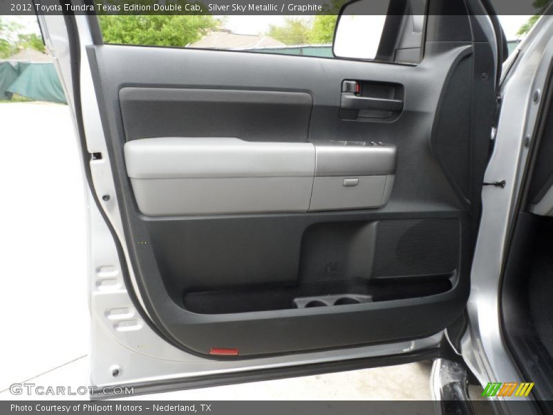 Silver Sky Metallic / Graphite 2012 Toyota Tundra Texas Edition Double Cab
