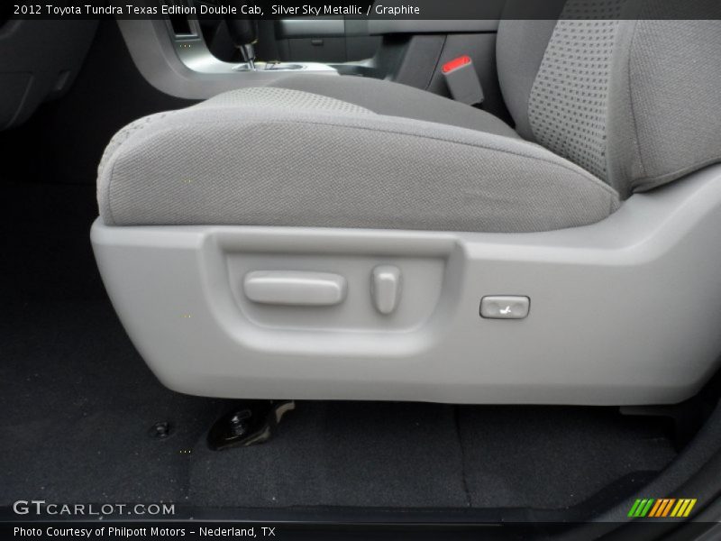 Silver Sky Metallic / Graphite 2012 Toyota Tundra Texas Edition Double Cab