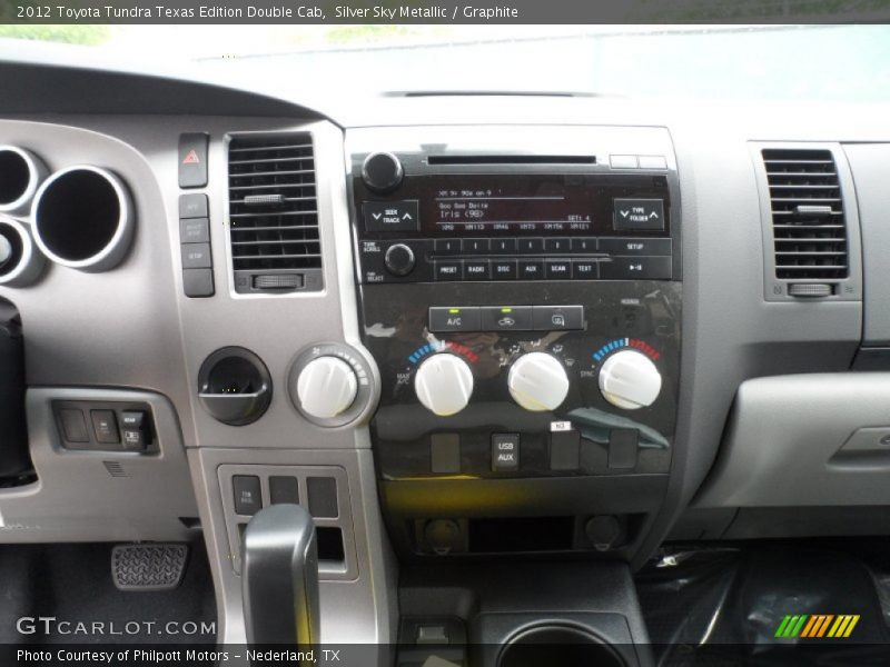 Silver Sky Metallic / Graphite 2012 Toyota Tundra Texas Edition Double Cab
