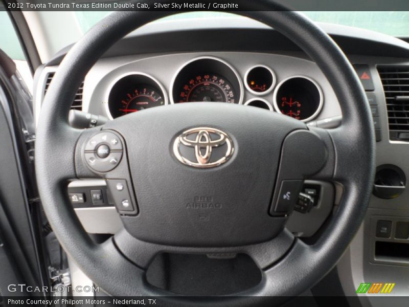 Silver Sky Metallic / Graphite 2012 Toyota Tundra Texas Edition Double Cab