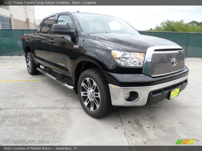 Black / Graphite 2012 Toyota Tundra Texas Edition CrewMax