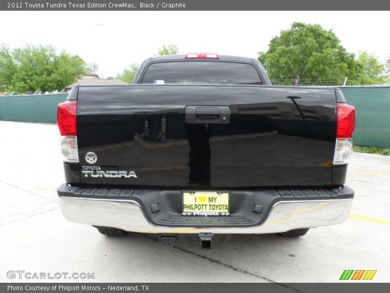 Black / Graphite 2012 Toyota Tundra Texas Edition CrewMax