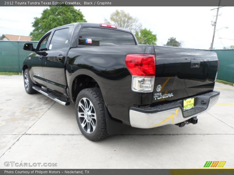 Black / Graphite 2012 Toyota Tundra Texas Edition CrewMax