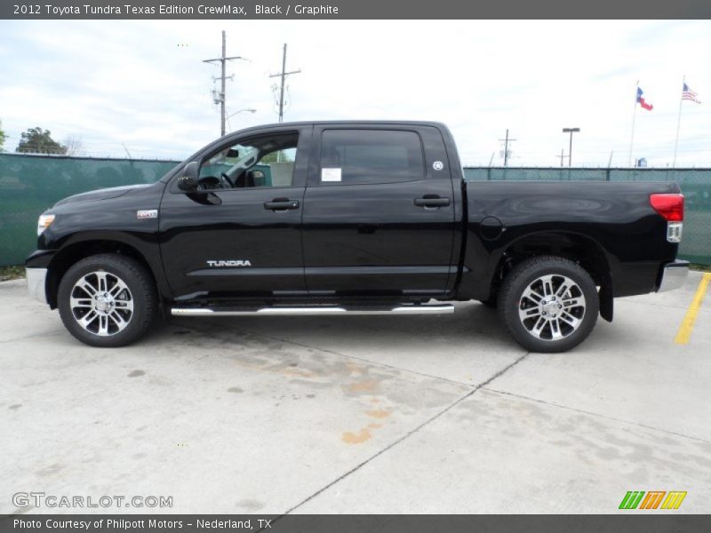 Black / Graphite 2012 Toyota Tundra Texas Edition CrewMax