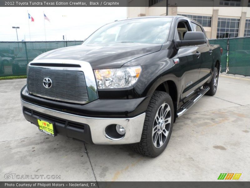 Black / Graphite 2012 Toyota Tundra Texas Edition CrewMax