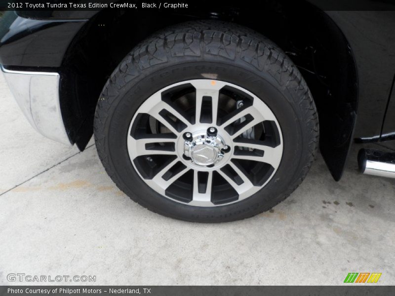 Black / Graphite 2012 Toyota Tundra Texas Edition CrewMax
