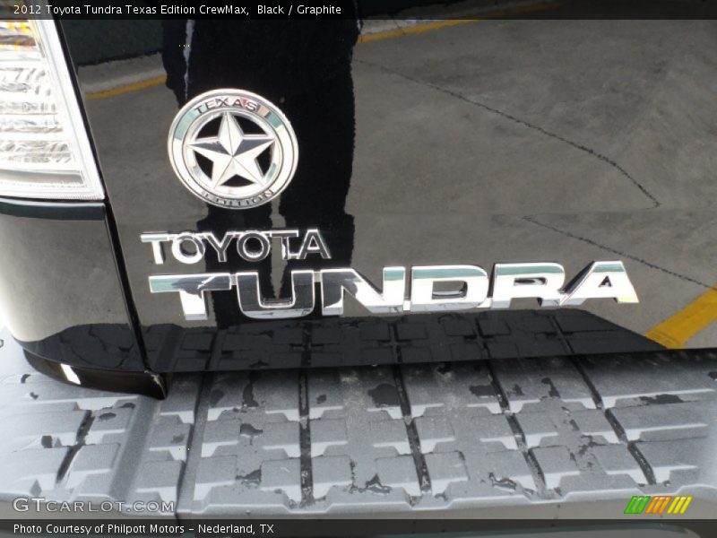 Black / Graphite 2012 Toyota Tundra Texas Edition CrewMax