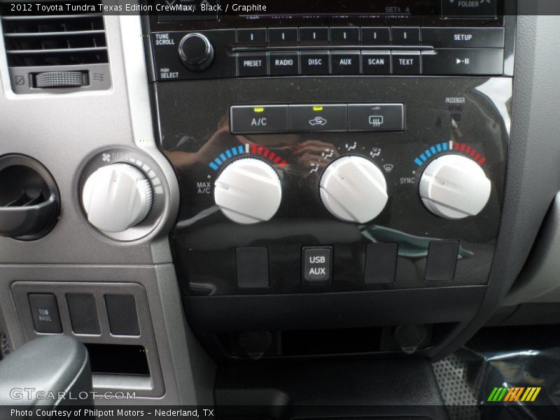 Black / Graphite 2012 Toyota Tundra Texas Edition CrewMax
