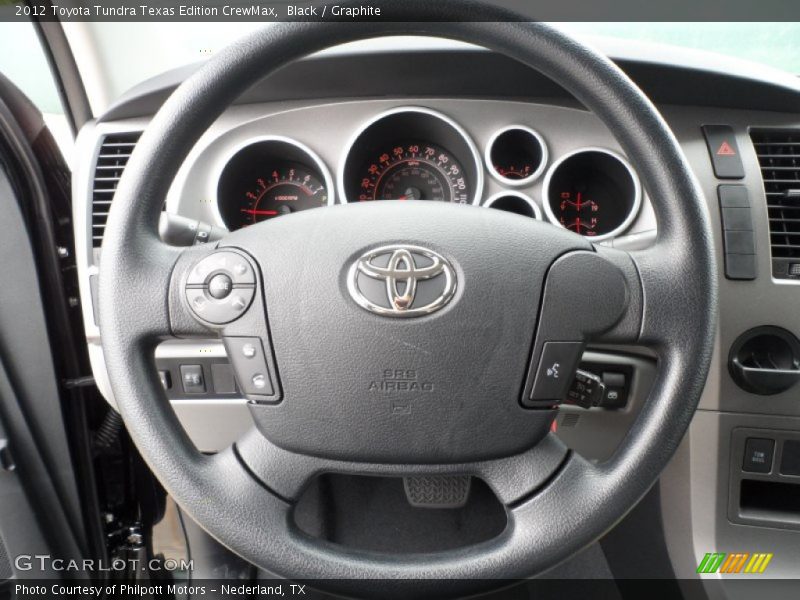 Black / Graphite 2012 Toyota Tundra Texas Edition CrewMax