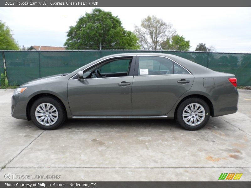 Cypress Green Pearl / Ash 2012 Toyota Camry LE