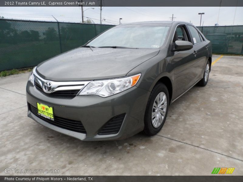 Cypress Green Pearl / Ash 2012 Toyota Camry LE