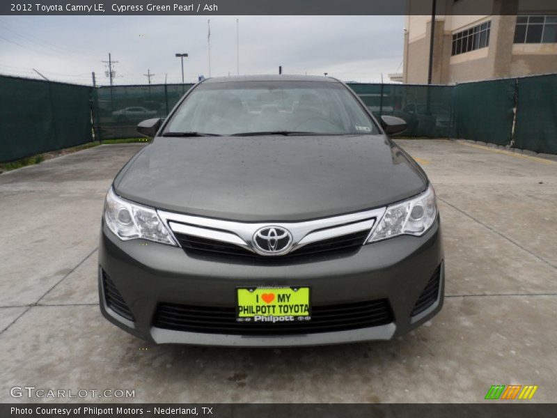 Cypress Green Pearl / Ash 2012 Toyota Camry LE
