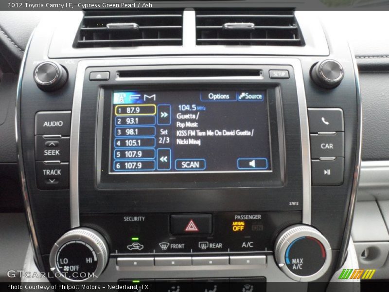 Cypress Green Pearl / Ash 2012 Toyota Camry LE