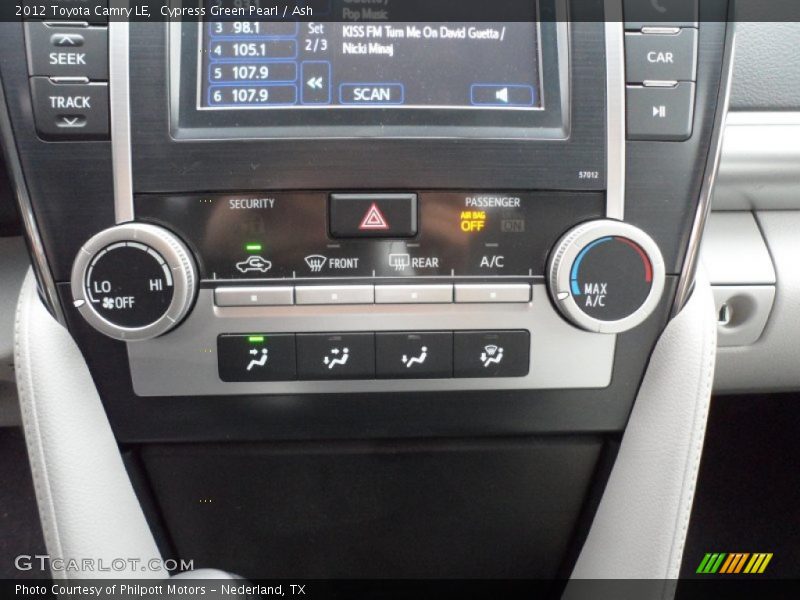 Cypress Green Pearl / Ash 2012 Toyota Camry LE
