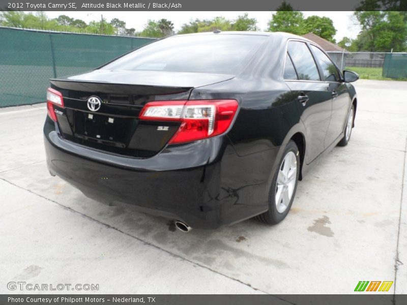 Attitude Black Metallic / Black/Ash 2012 Toyota Camry SE