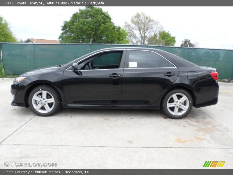 Attitude Black Metallic / Black/Ash 2012 Toyota Camry SE