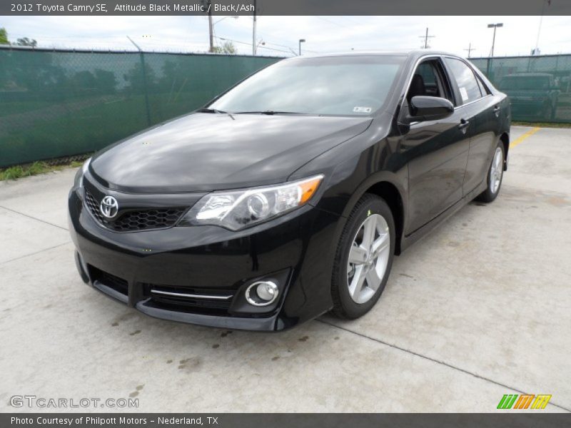 Attitude Black Metallic / Black/Ash 2012 Toyota Camry SE