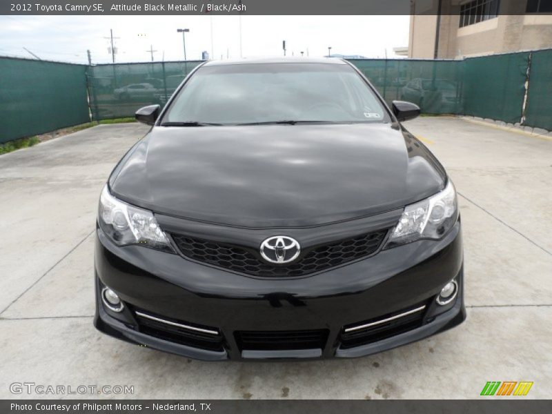 Attitude Black Metallic / Black/Ash 2012 Toyota Camry SE