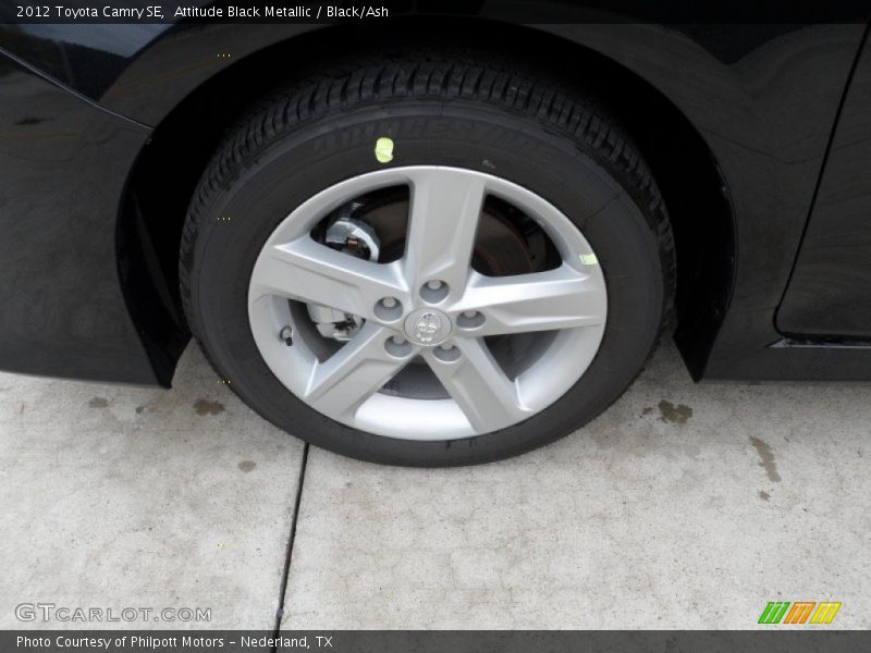 Attitude Black Metallic / Black/Ash 2012 Toyota Camry SE
