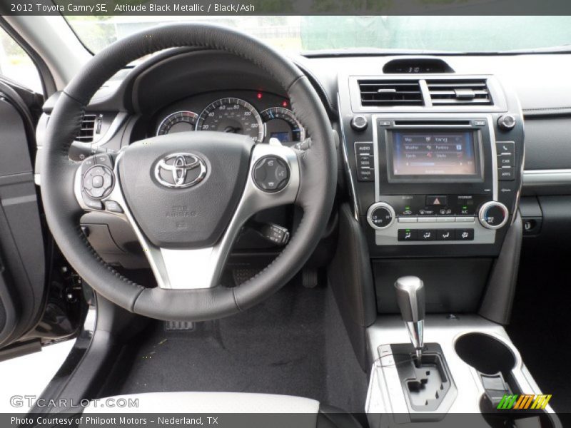 Attitude Black Metallic / Black/Ash 2012 Toyota Camry SE