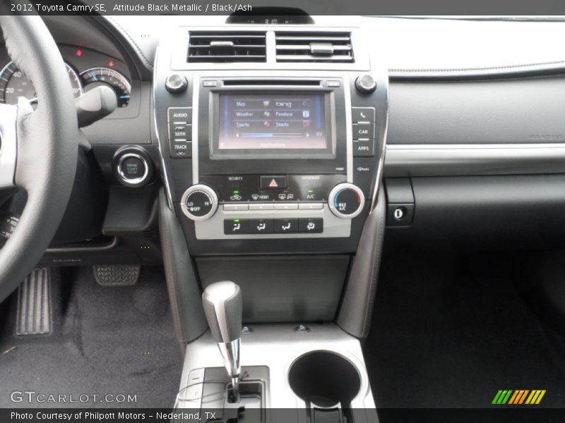 Attitude Black Metallic / Black/Ash 2012 Toyota Camry SE