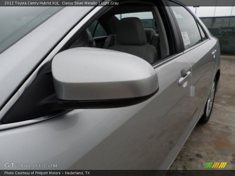 Classic Silver Metallic / Light Gray 2012 Toyota Camry Hybrid XLE