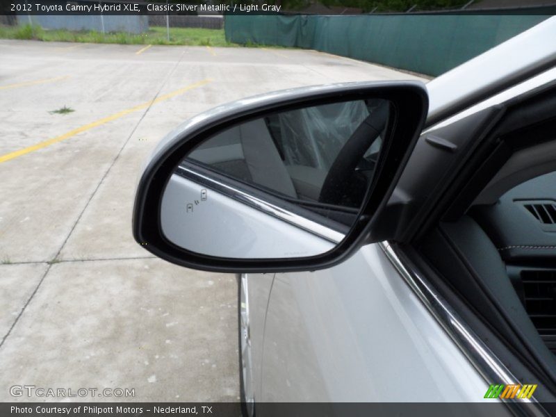 Classic Silver Metallic / Light Gray 2012 Toyota Camry Hybrid XLE