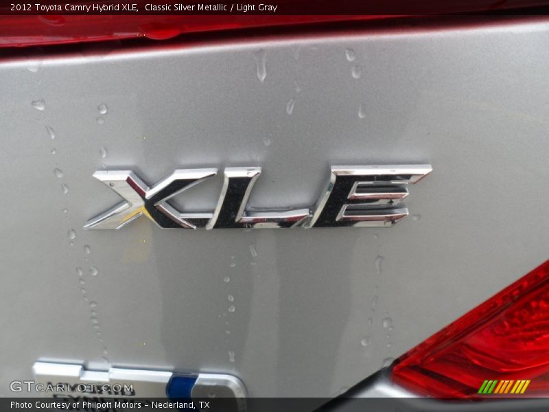 Classic Silver Metallic / Light Gray 2012 Toyota Camry Hybrid XLE