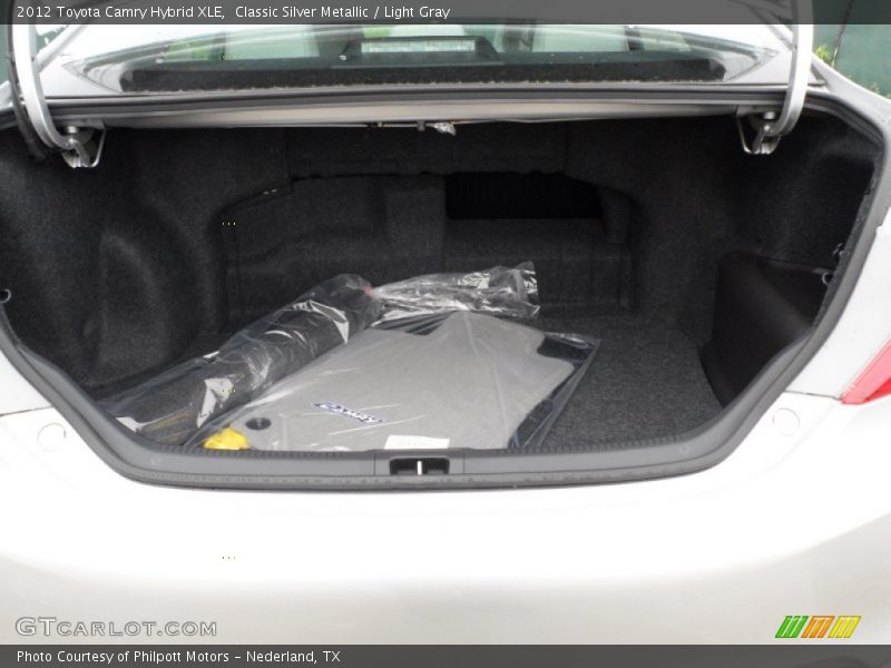 Classic Silver Metallic / Light Gray 2012 Toyota Camry Hybrid XLE