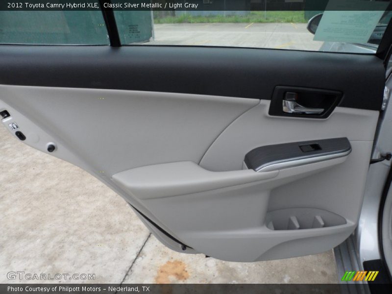 Classic Silver Metallic / Light Gray 2012 Toyota Camry Hybrid XLE