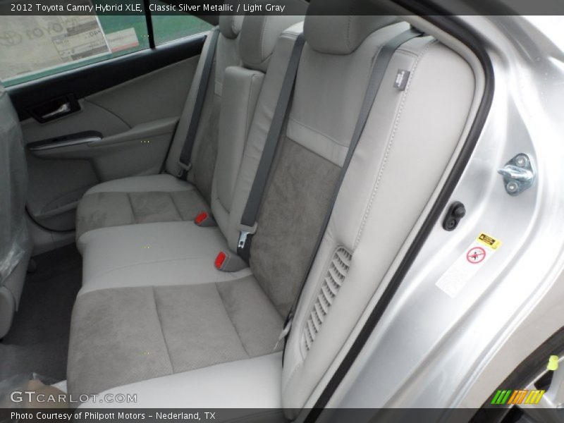 Classic Silver Metallic / Light Gray 2012 Toyota Camry Hybrid XLE