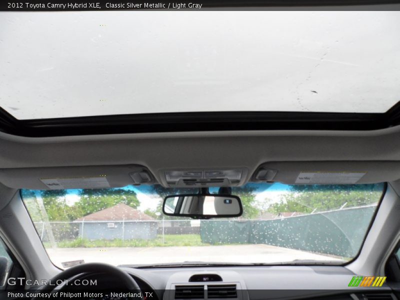 Classic Silver Metallic / Light Gray 2012 Toyota Camry Hybrid XLE