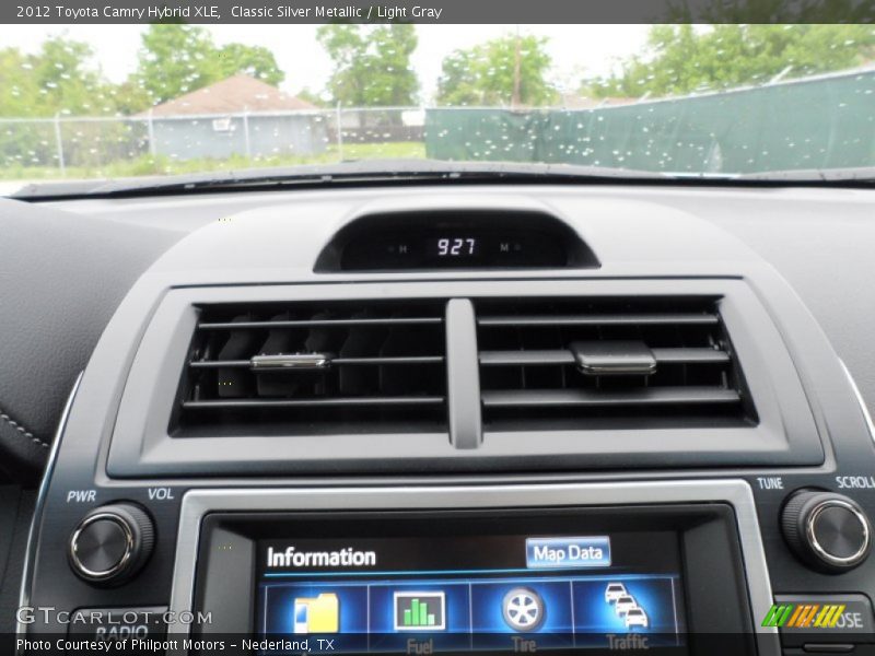 Classic Silver Metallic / Light Gray 2012 Toyota Camry Hybrid XLE