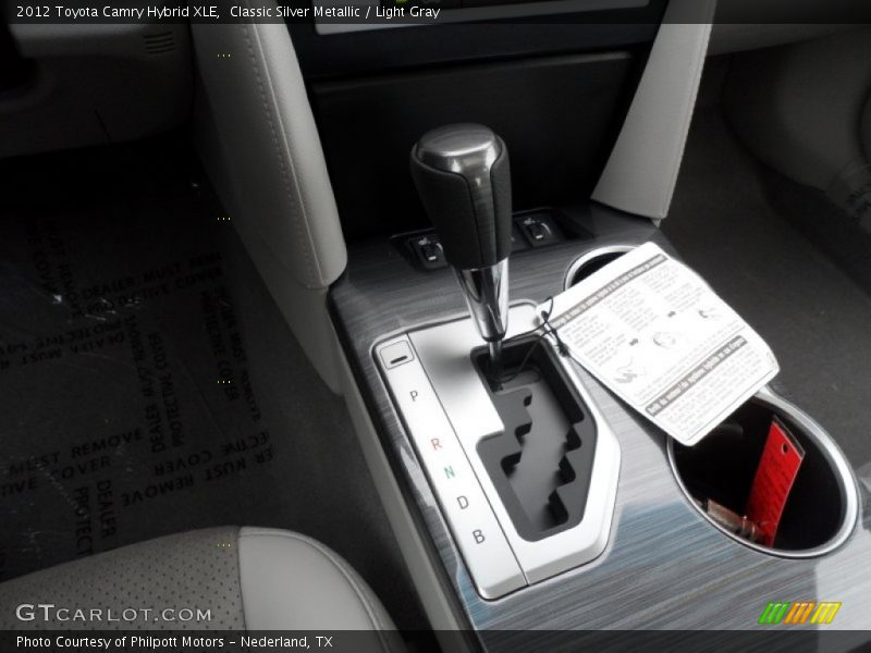 Classic Silver Metallic / Light Gray 2012 Toyota Camry Hybrid XLE