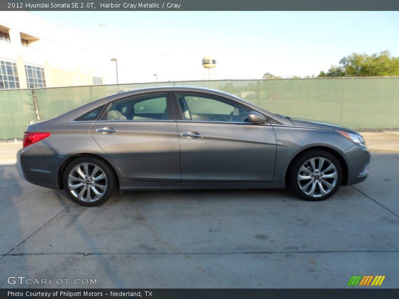 Harbor Gray Metallic / Gray 2012 Hyundai Sonata SE 2.0T