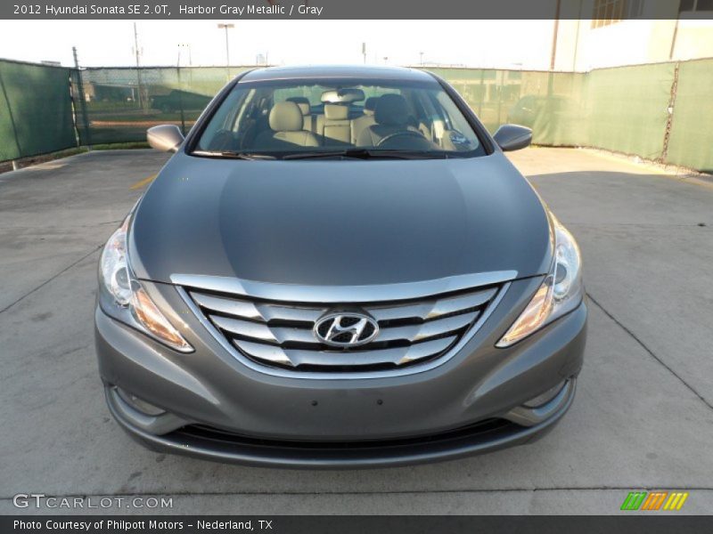 Harbor Gray Metallic / Gray 2012 Hyundai Sonata SE 2.0T