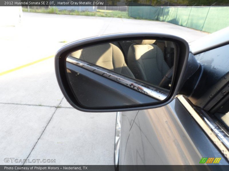Harbor Gray Metallic / Gray 2012 Hyundai Sonata SE 2.0T