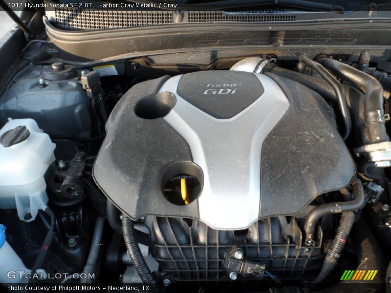  2012 Sonata SE 2.0T Engine - 2.0 Liter GDI Turbocharged DOHC 16-Valve D-CVVT 4 Cylinder