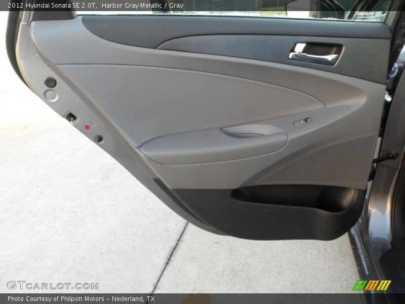 Harbor Gray Metallic / Gray 2012 Hyundai Sonata SE 2.0T