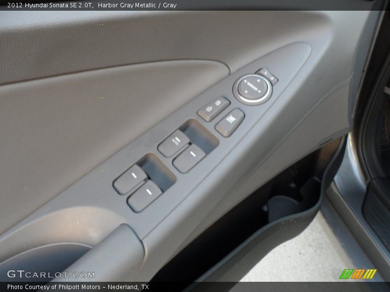 Harbor Gray Metallic / Gray 2012 Hyundai Sonata SE 2.0T