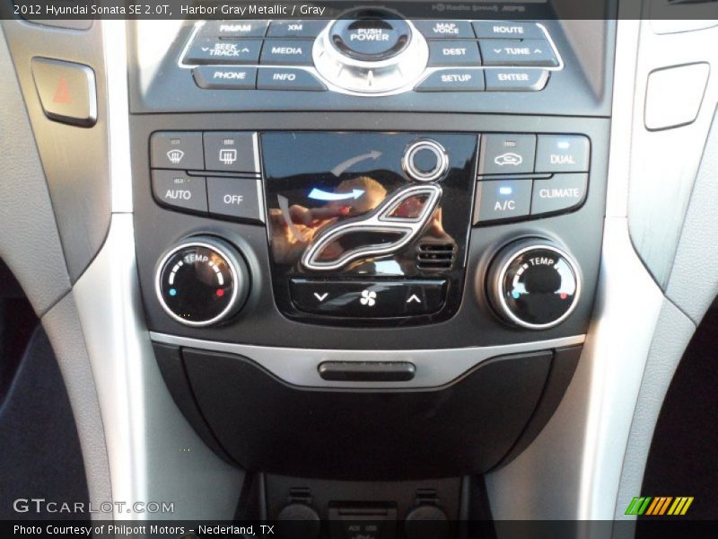 Harbor Gray Metallic / Gray 2012 Hyundai Sonata SE 2.0T