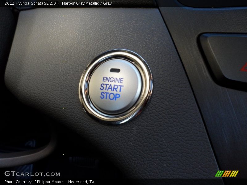Harbor Gray Metallic / Gray 2012 Hyundai Sonata SE 2.0T