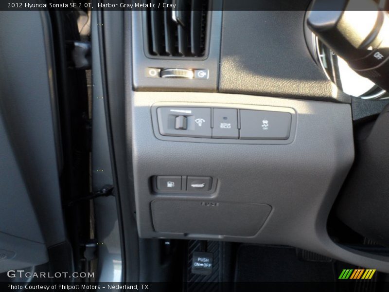 Harbor Gray Metallic / Gray 2012 Hyundai Sonata SE 2.0T