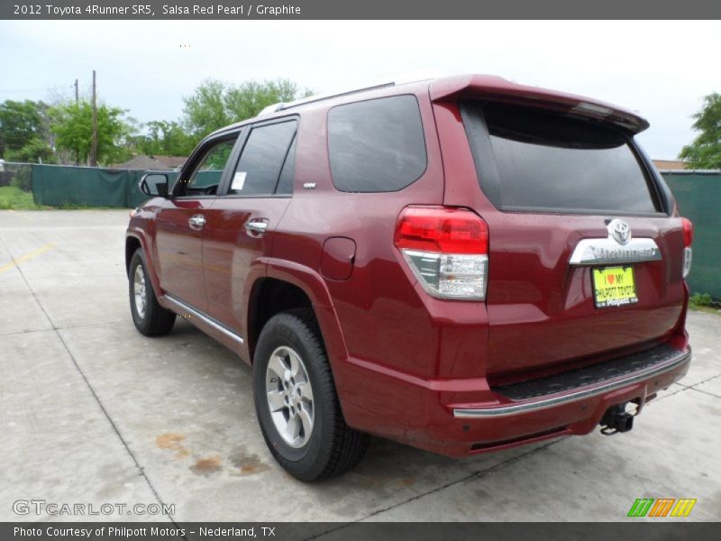 Salsa Red Pearl / Graphite 2012 Toyota 4Runner SR5