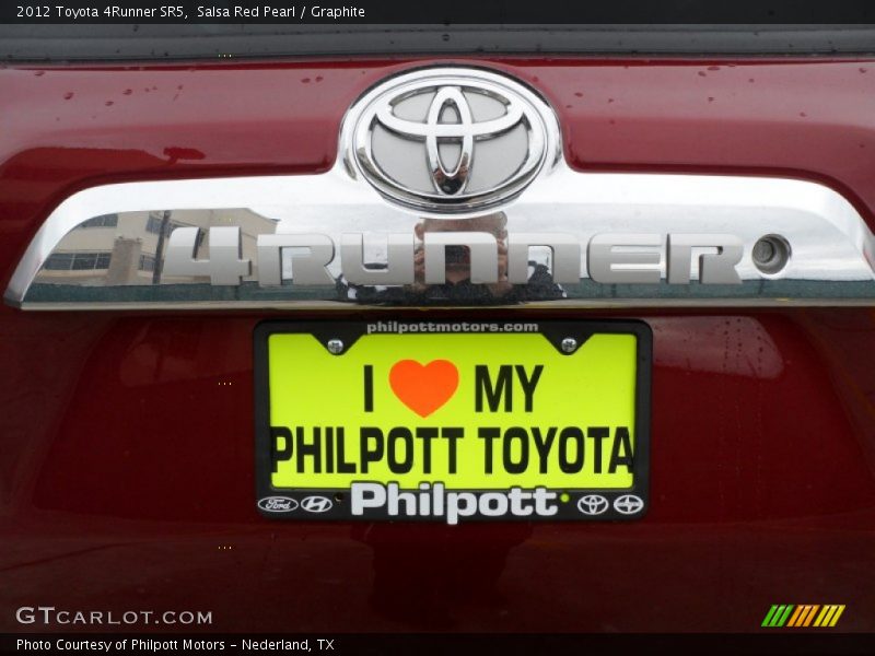 Salsa Red Pearl / Graphite 2012 Toyota 4Runner SR5