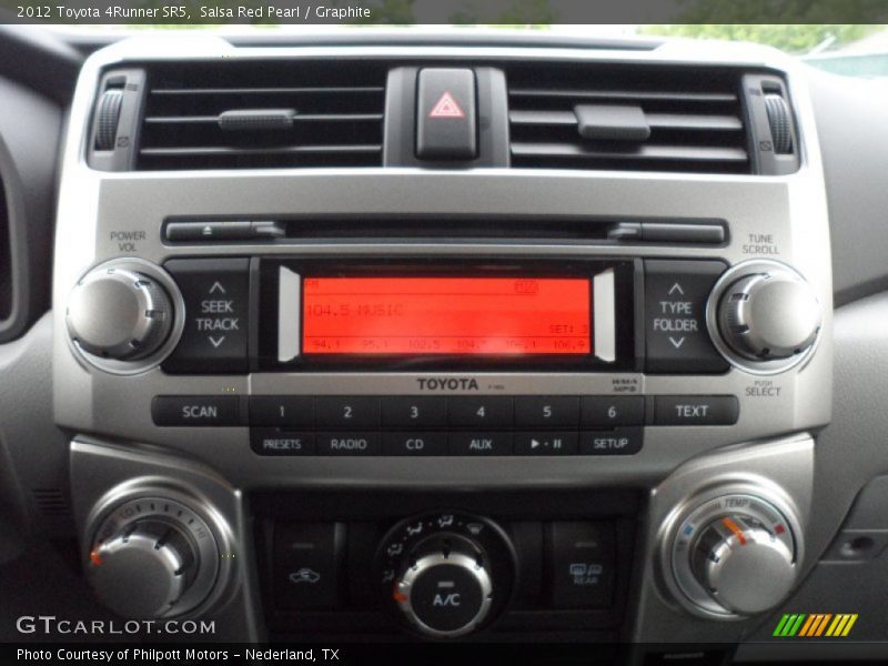 Salsa Red Pearl / Graphite 2012 Toyota 4Runner SR5