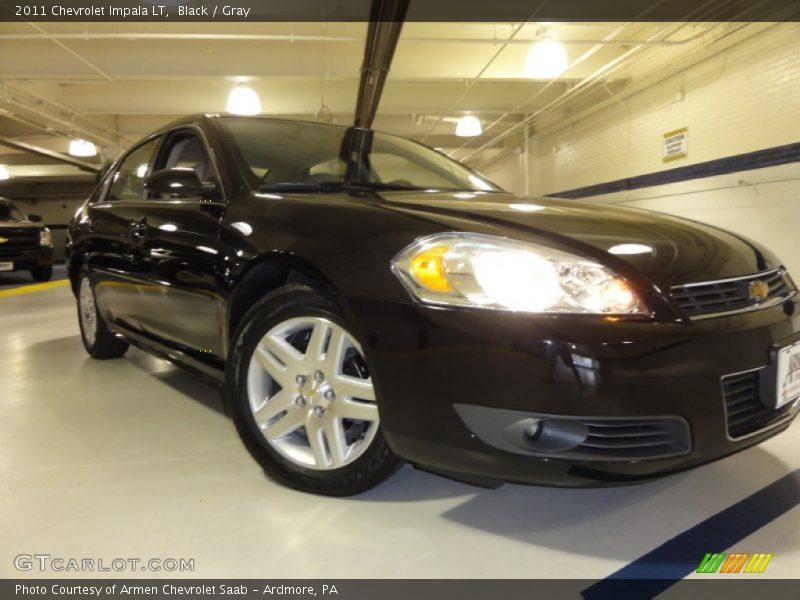 Black / Gray 2011 Chevrolet Impala LT